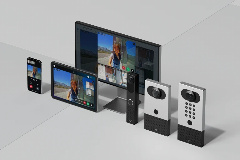 Verkada intercom screen and wall-mount products group